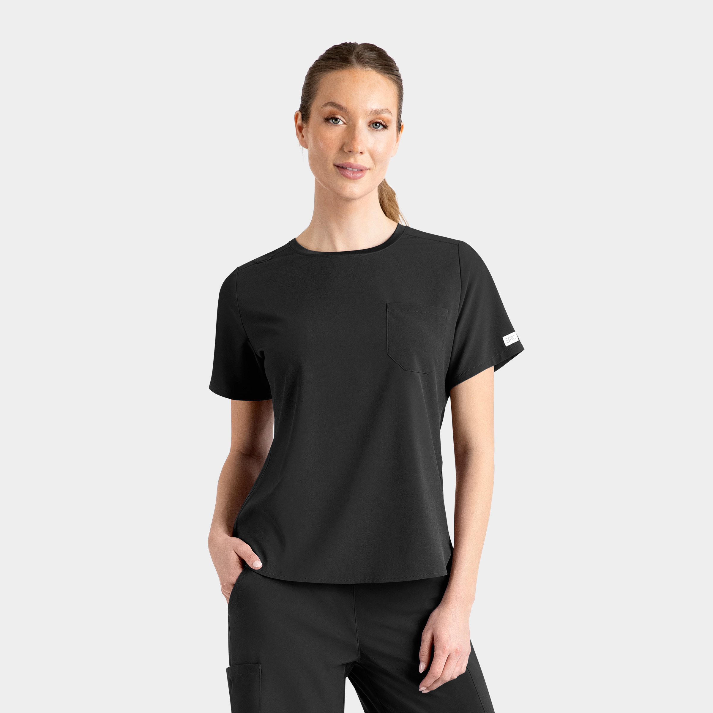 Women‘s Round Neck Top-IRG Scrubs