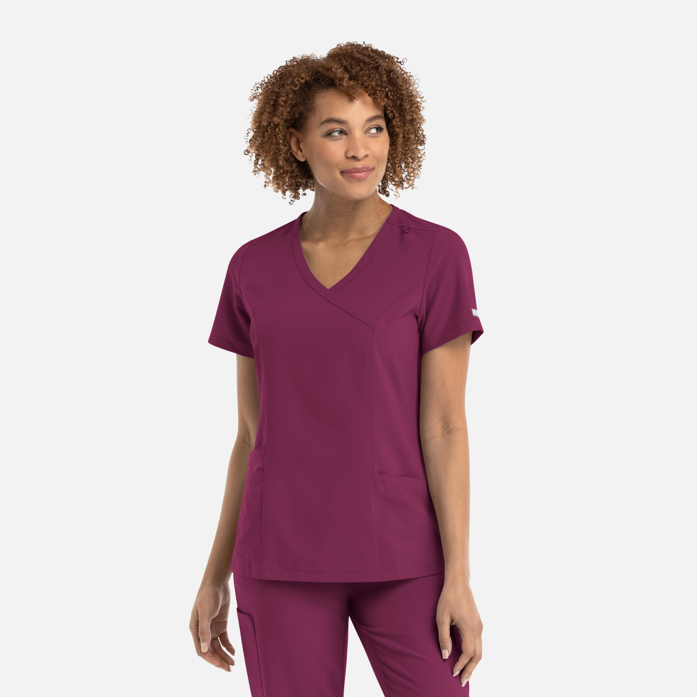 Momentum 5002 Women's Mock Wrap Top | Uniform Country
