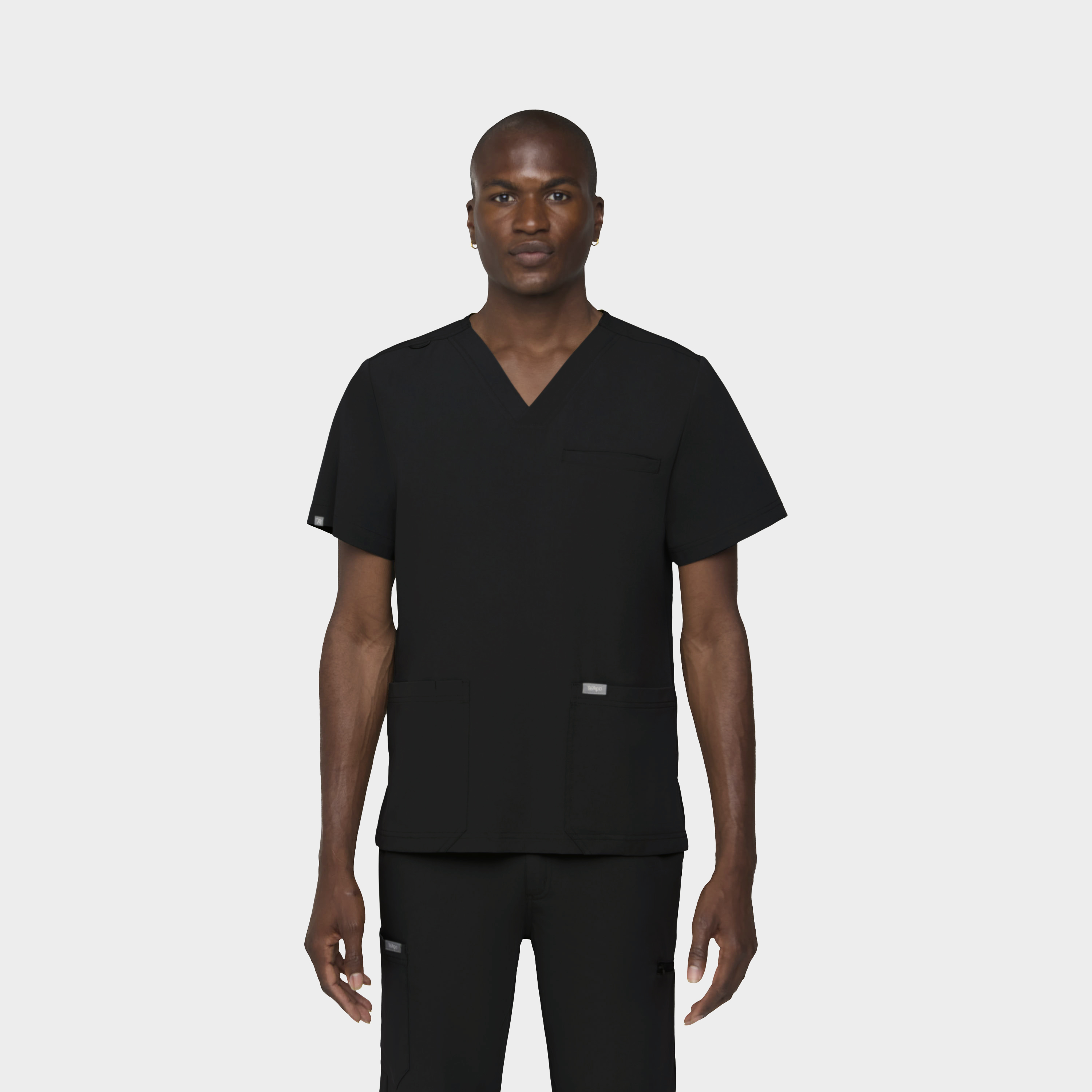 Men‘s 3 Pocket V-Neck Top-IRG Scrubs